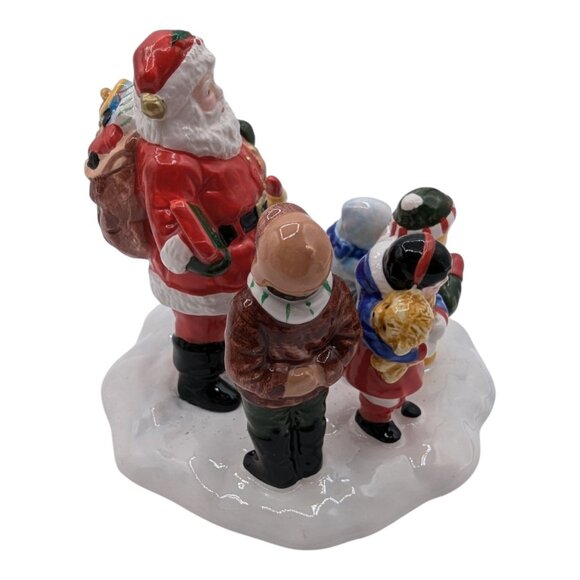 DEPT 56 SNOW VILLAGE "SANTA COMES TO TOWN 1995" VILLAGE ACCESSORY 5477-1 - Picture 10 of 11